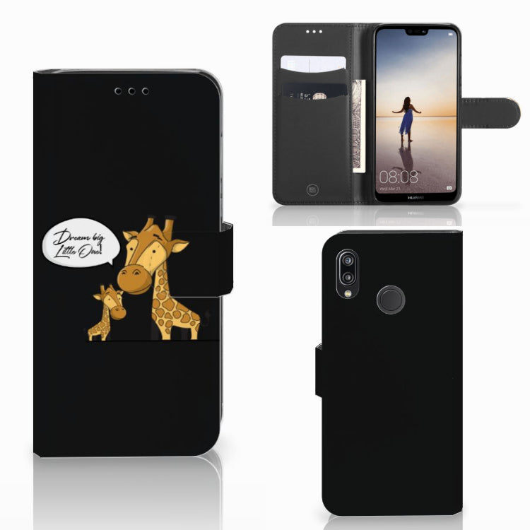 Huawei P20 Lite Leuk Hoesje Giraffe