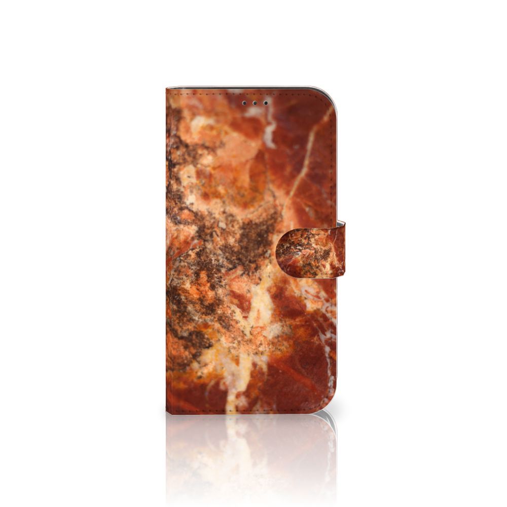 Apple iPhone 12 Pro Max Bookcase Marmer Bruin
