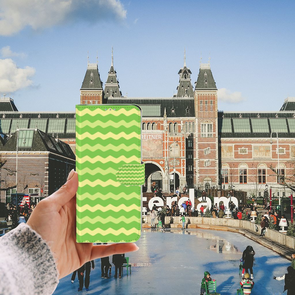 Samsung Galaxy S20 Ultra Telefoon Hoesje Waves Green