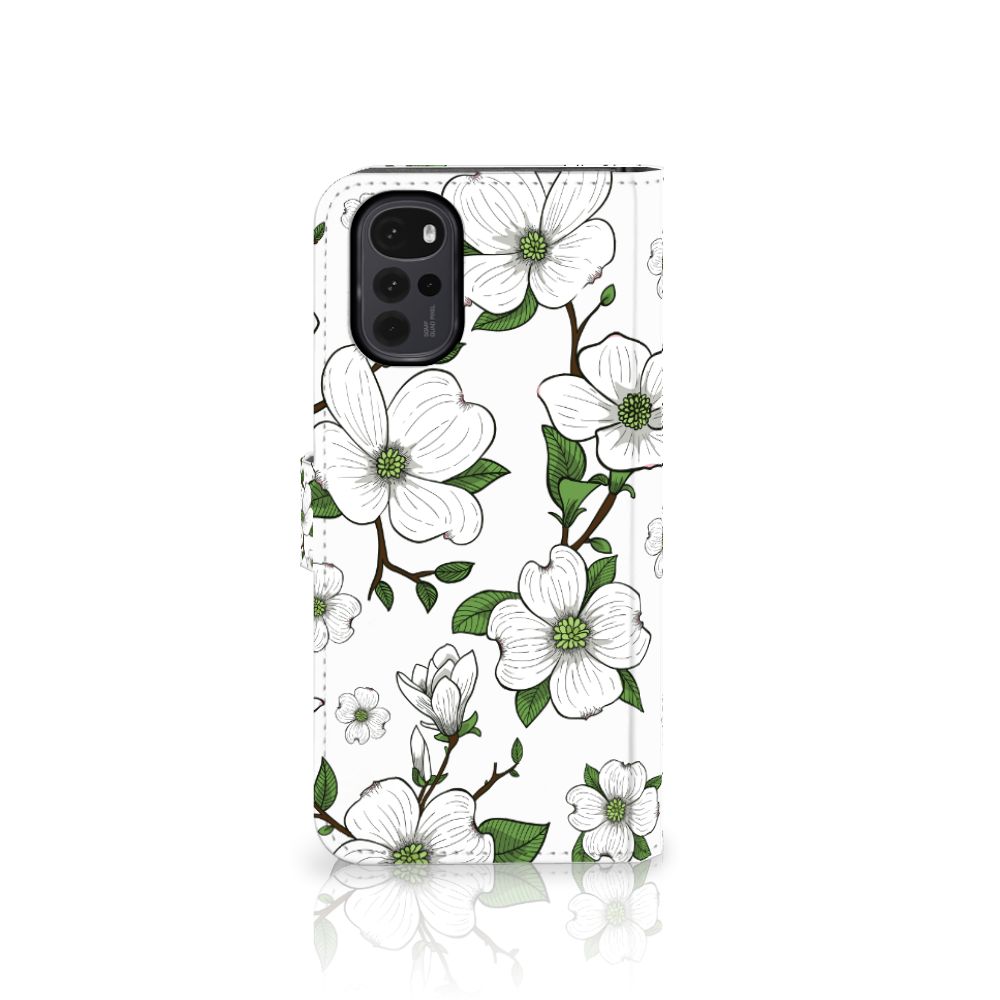 Motorola Moto G22 Hoesje Dogwood Flowers
