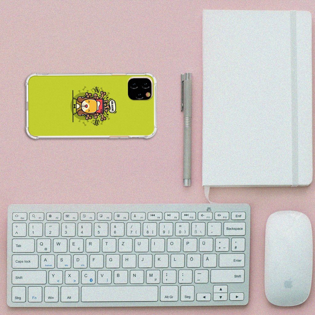 Apple iPhone 11 Pro Max Stevig Bumper Hoesje Doggy Biscuit