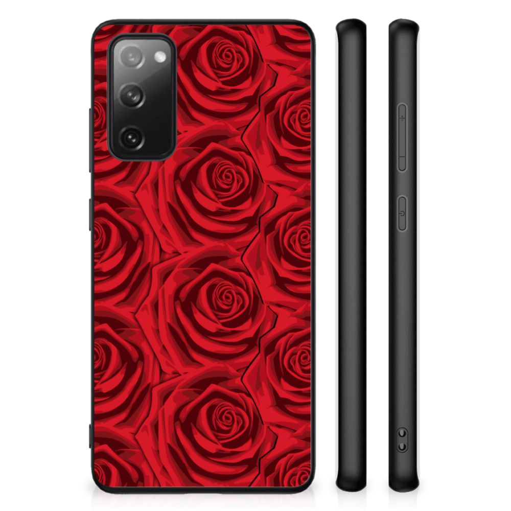 Samsung Galaxy S20 FE Bloemen Hoesje Red Roses B2C Telecom