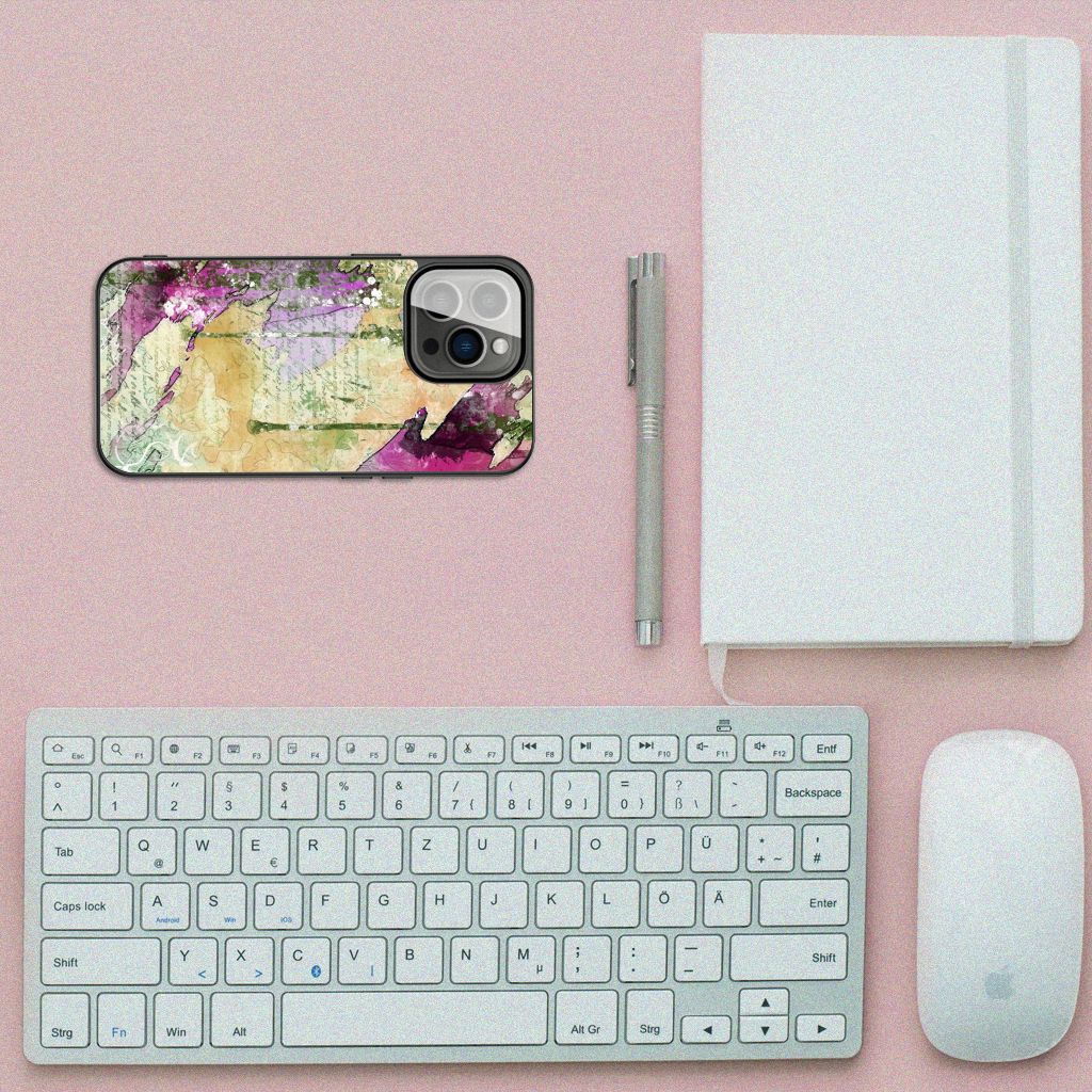 Kleurrijke Telefoonhoesje iPhone 13 Pro Letter Painting B2C Telecom