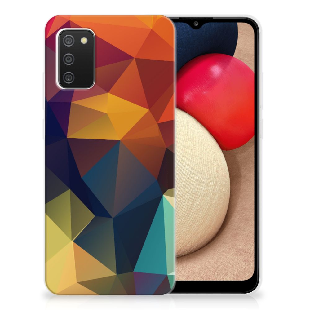 Samsung Galaxy A02s TPU Hoesje Polygon Color B2C Telecom