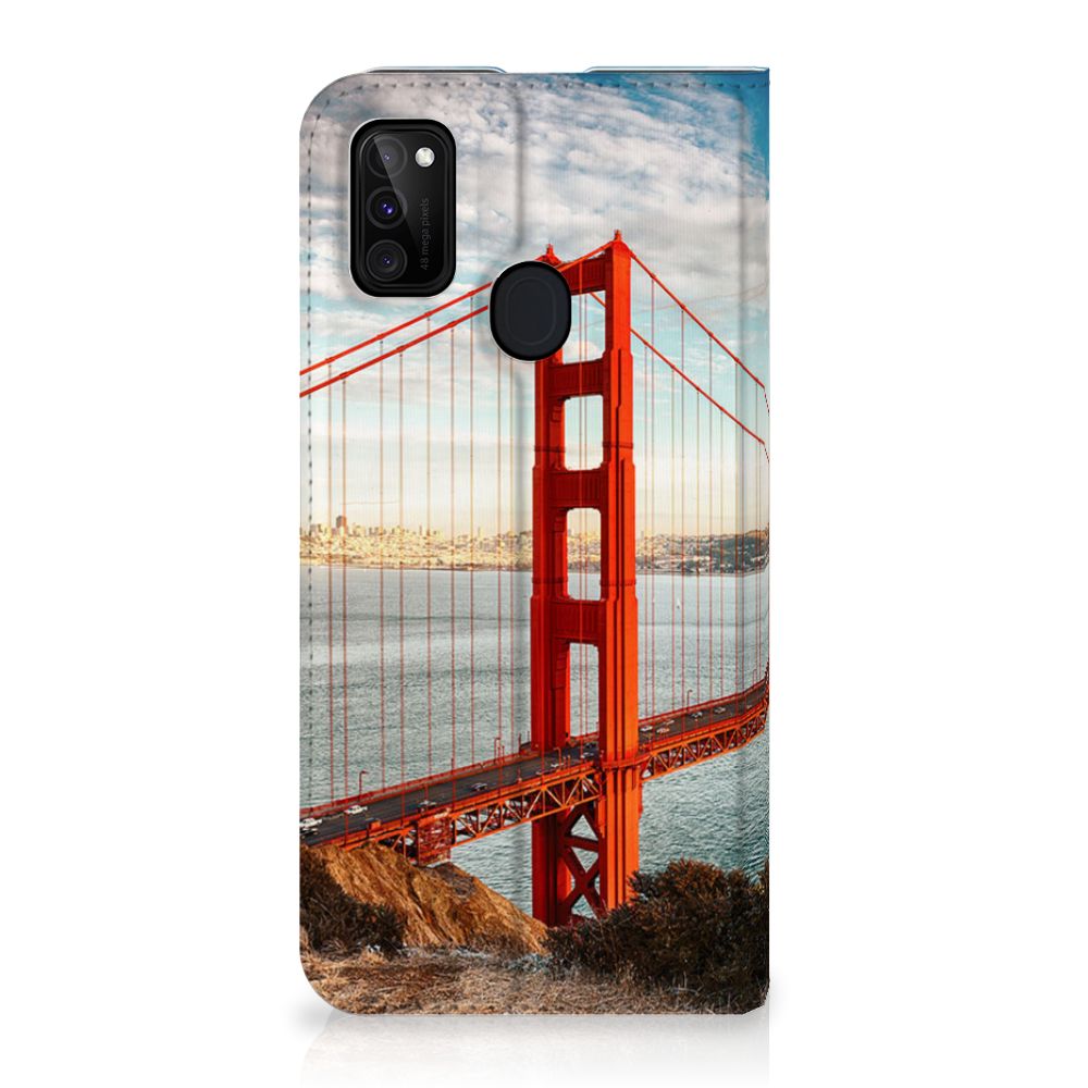 Samsung Galaxy M30s | M21 Book Cover Golden Gate Bridge - B2C Telecom