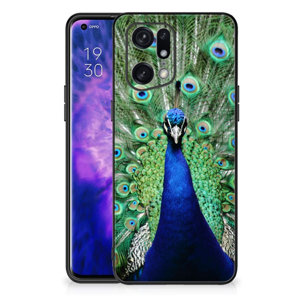 OPPO Find X5 Pro Dierenprint Telefoonhoesje Pauw