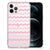 iPhone 12 Pro Max Doorzichtige Silicone Hoesje Waves Roze B2C Telecom