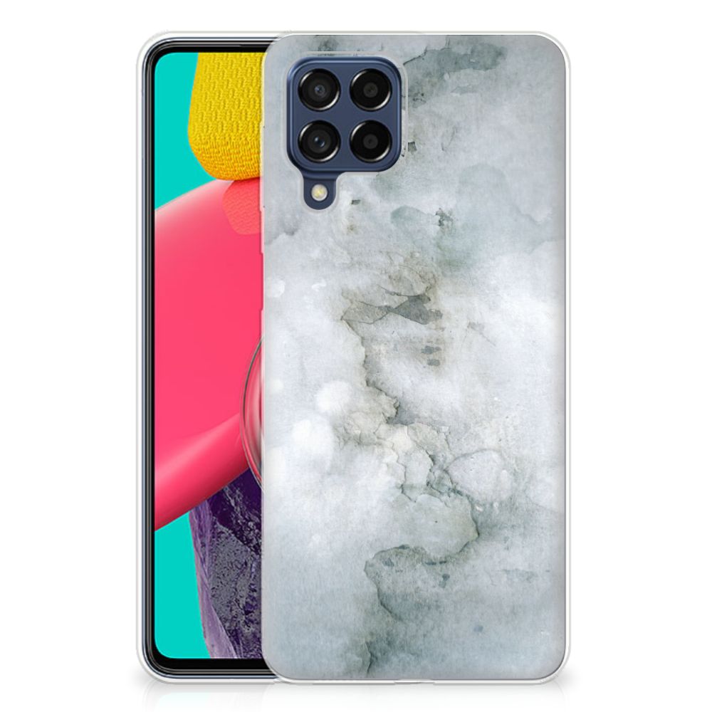 Hoesje maken Samsung Galaxy M53 Painting Grey B2C Telecom