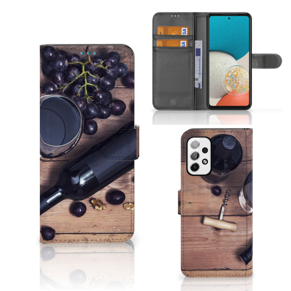 Samsung Galaxy A73 5G Book Cover Wijn