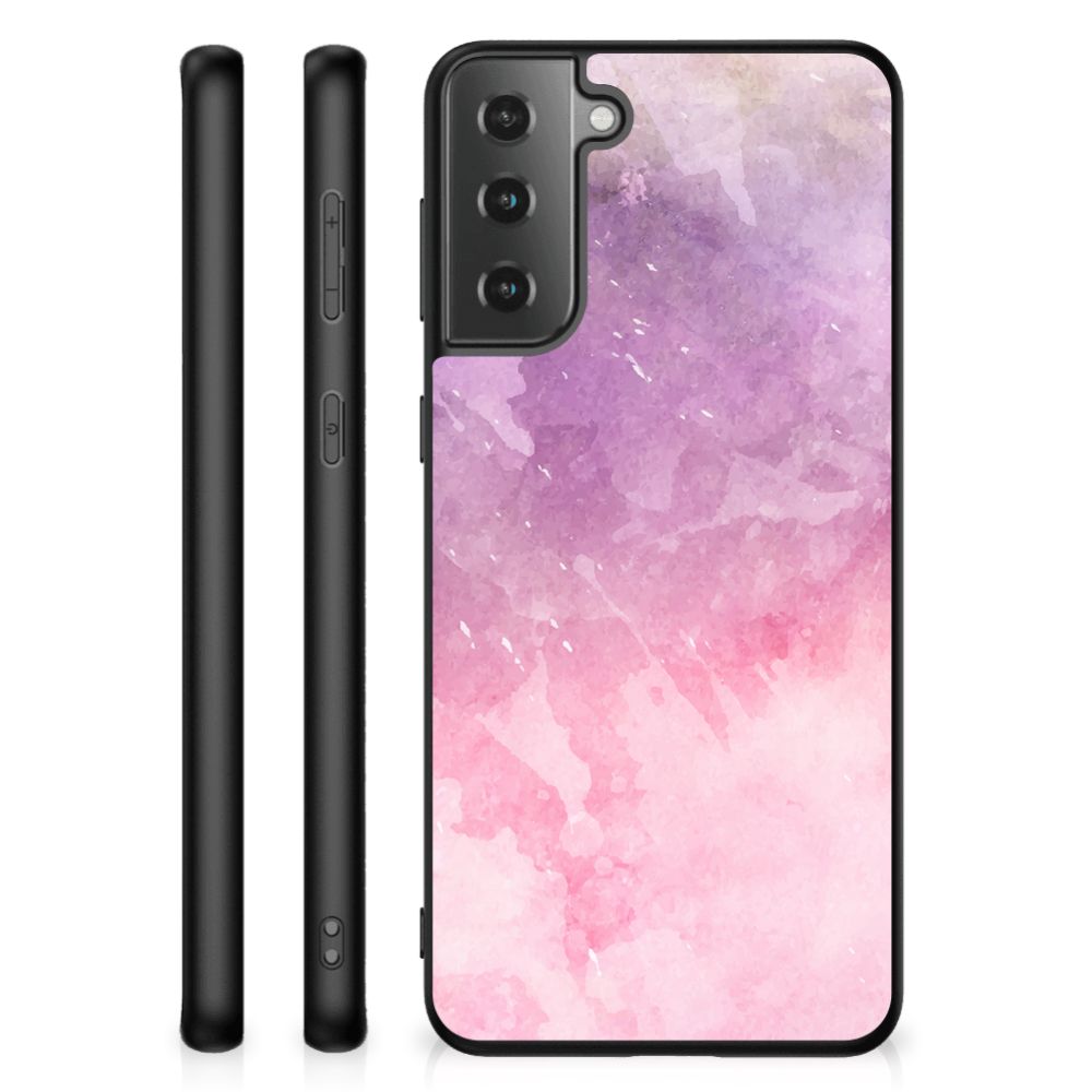 Kleurrijke Telefoonhoesje Samsung Galaxy S21 Plus Pink Purple Paint B2C Telecom