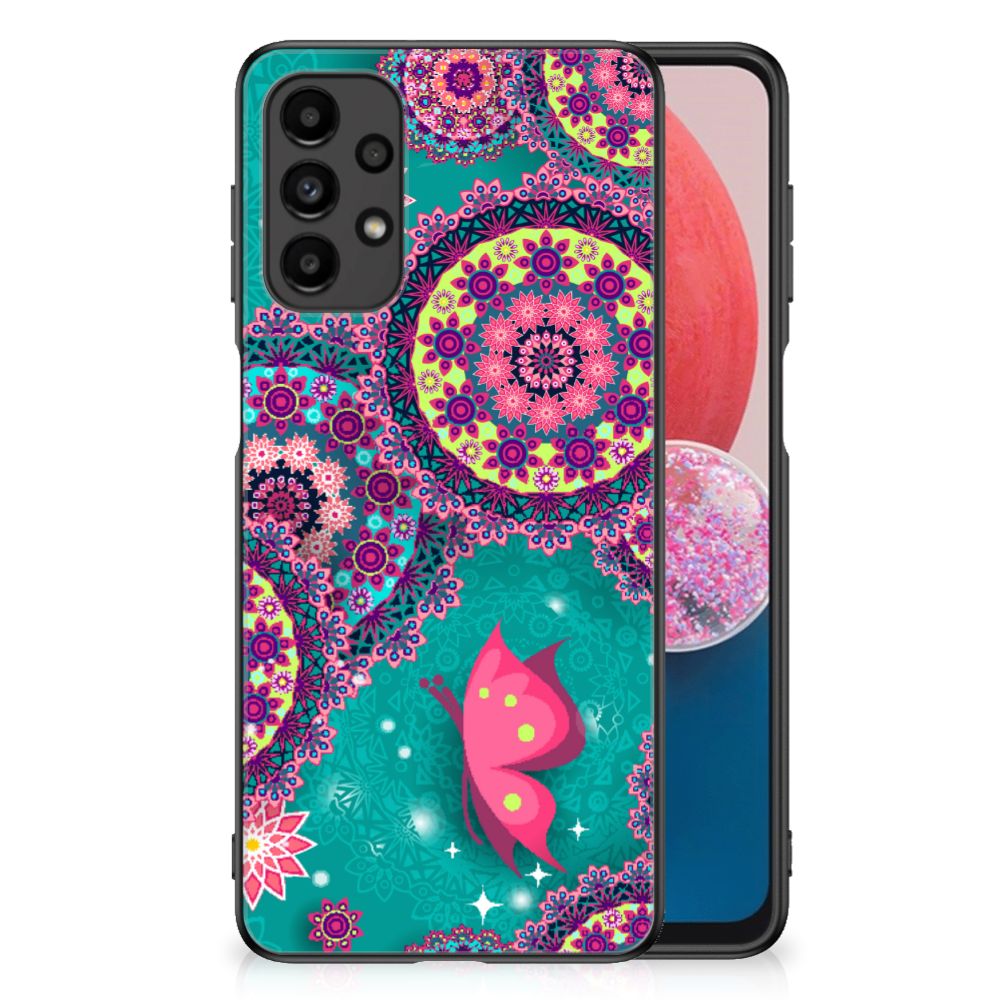 Samsung Galaxy A13 4G Leuk Telefoonhoesje Cirkels en Vlinders B2C Telecom