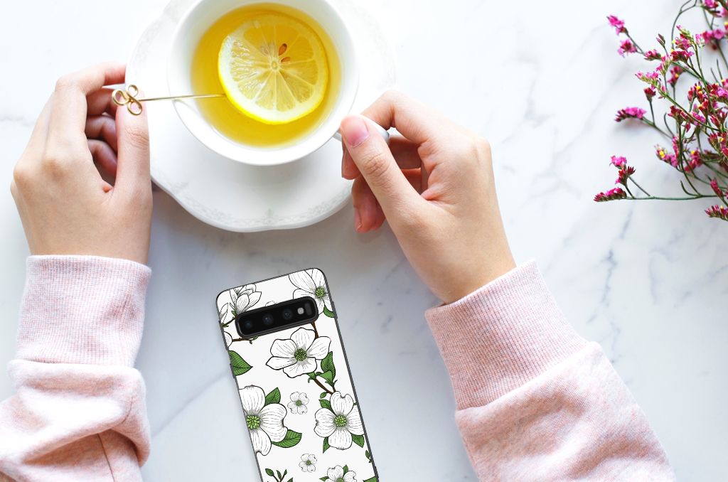Samsung Galaxy S10 Skin Case Dogwood Flowers B2C Telecom