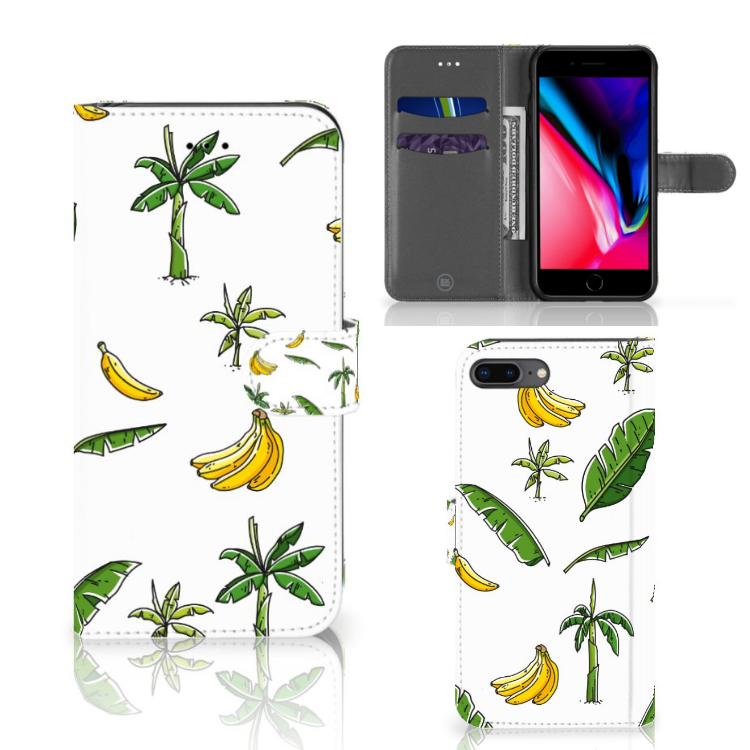 Apple iPhone 7 Plus | 8 Plus Hoesje Banana Tree