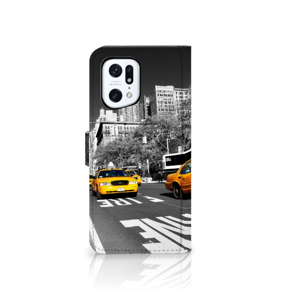OPPO Find X5 Pro Flip Cover New York Taxi