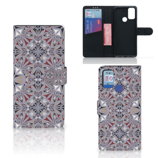 Alcatel 1S (2021) Bookcase Flower Tiles