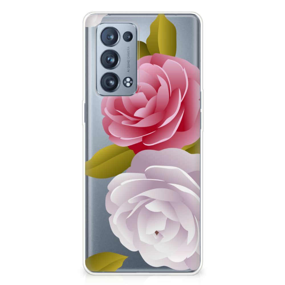 OPPO Reno 6 Pro Plus 5G TPU Case Roses