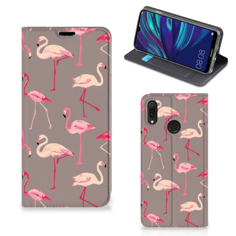 Huawei Y7 hoesje Y7 Pro (2019) Hoesje maken Flamingo