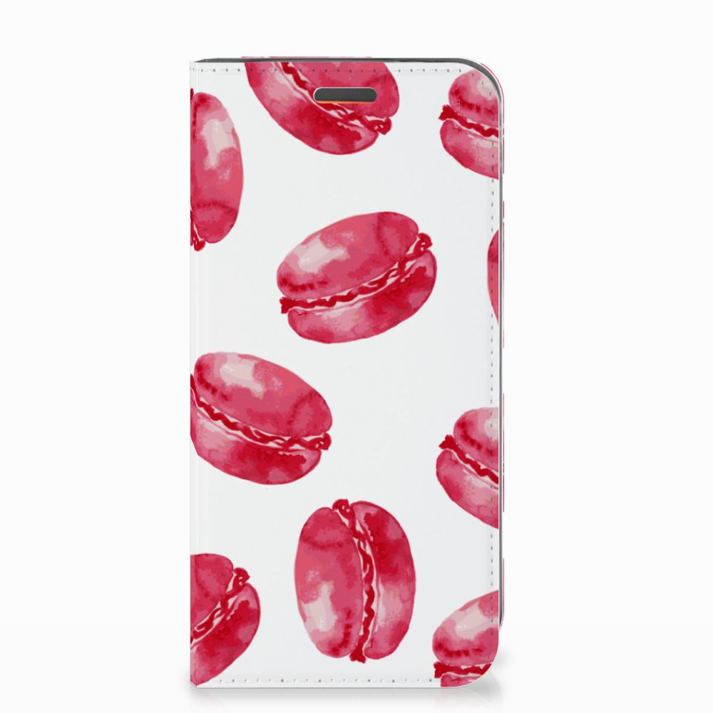 Motorola Moto E5 Play Flip Style Cover Pink Macarons