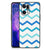 OPPO Find X5 Pro Back Case Zigzag Blauw