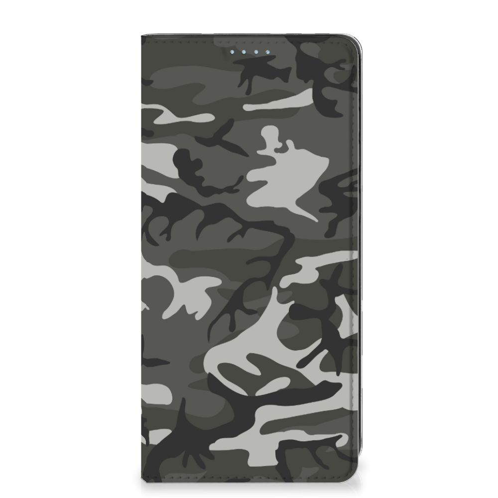 Samsung Galaxy A21s Hoesje met Magneet Army Light