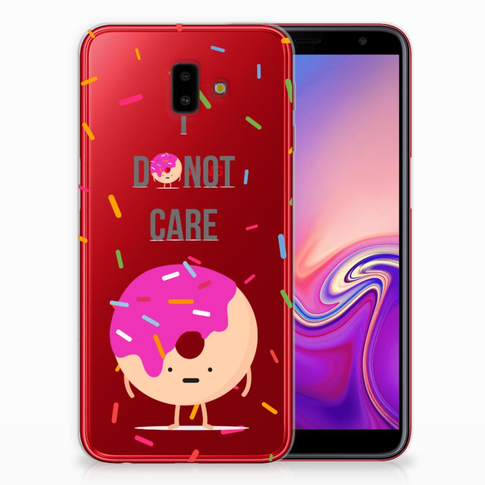 Samsung Galaxy J6 Plus (2018) Siliconen Case Donut Roze