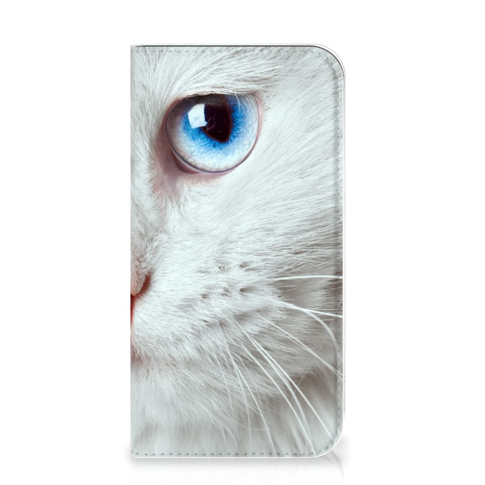 Apple iPhone 11 Pro Hoesje maken Witte Kat