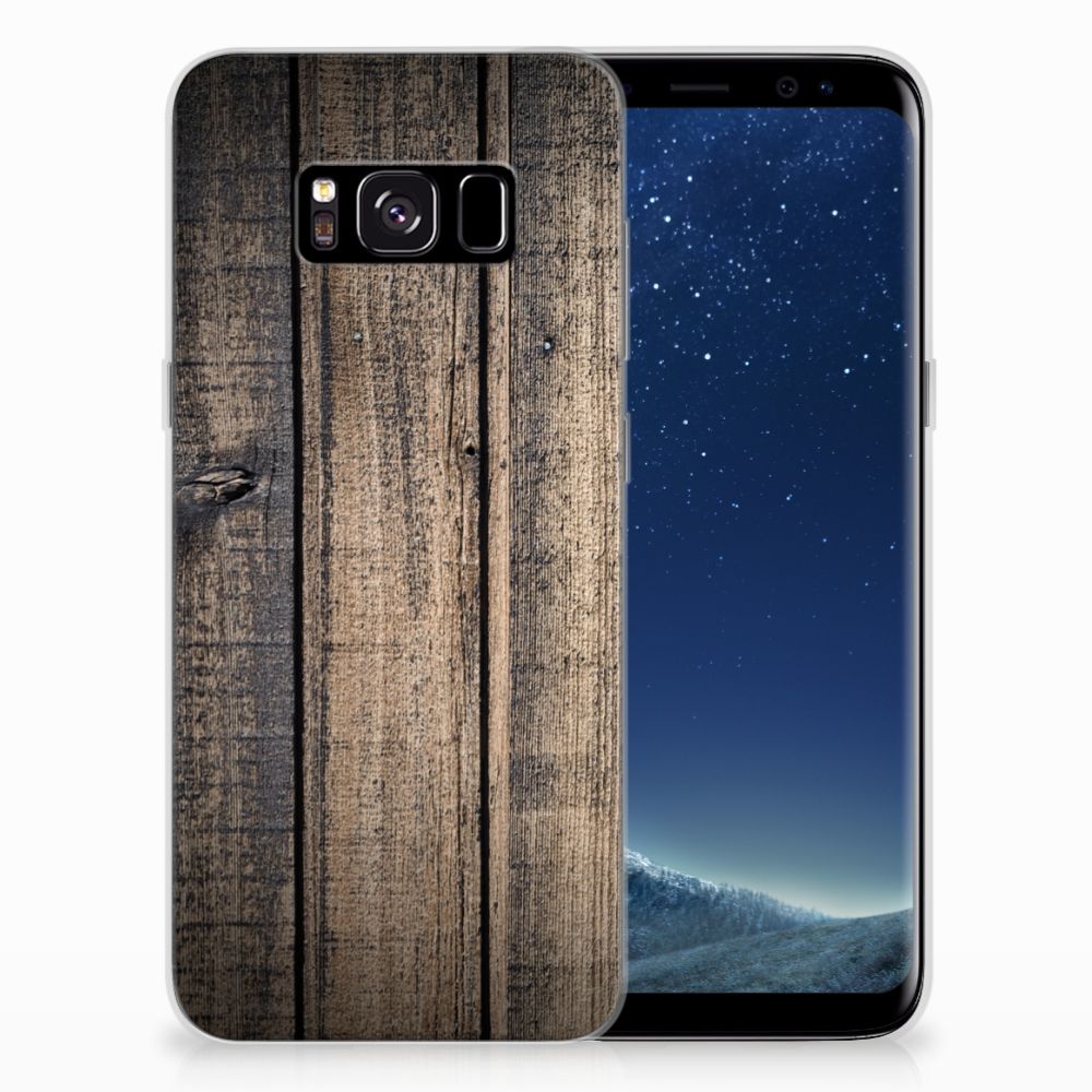 Samsung Galaxy S8 Bumper Hoesje Steigerhout