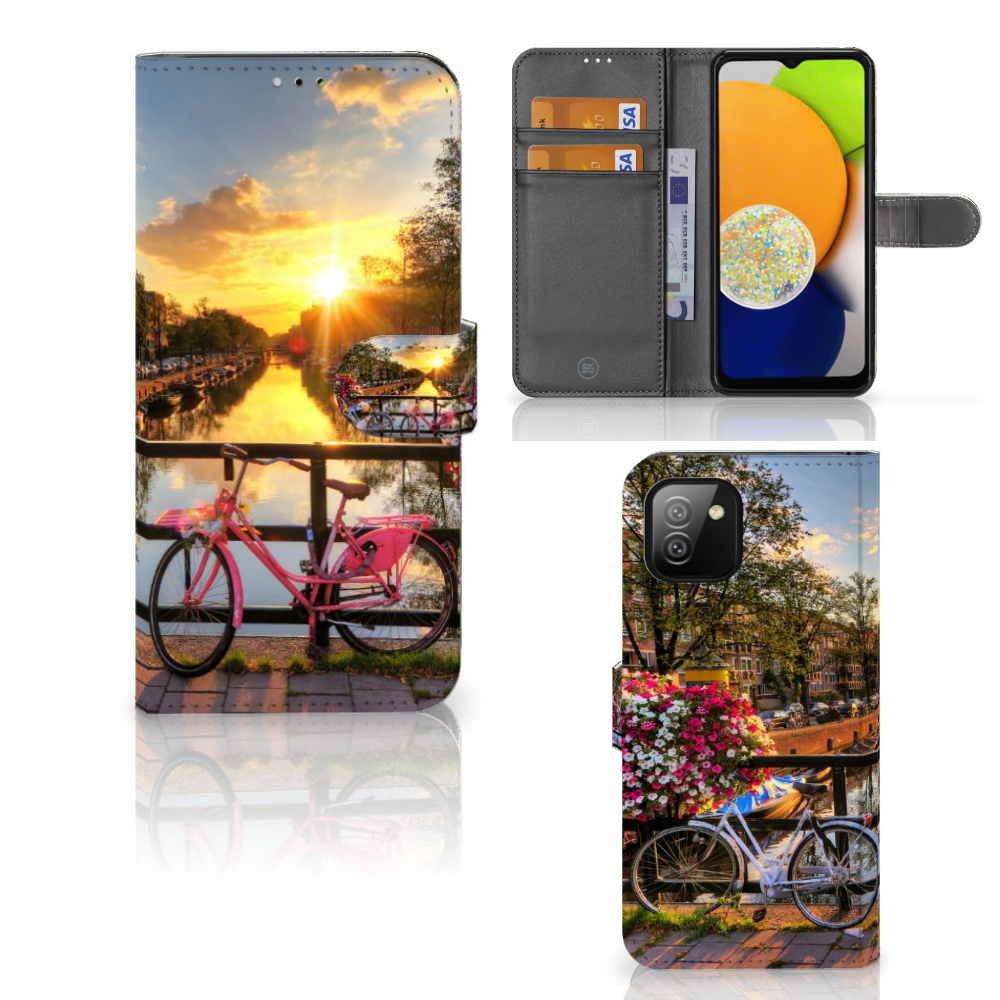 Samsung Galaxy A03 Flip Cover Amsterdamse Grachten