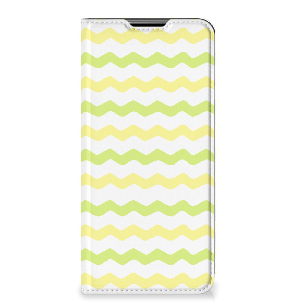 Samsung Galaxy A32 5G Hoesje met Magneet Waves Yellow - B2C Telecom