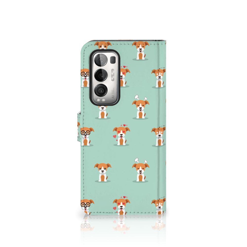 OPPO Find X3 Neo 5G Telefoonhoesje met Pasjes Pups