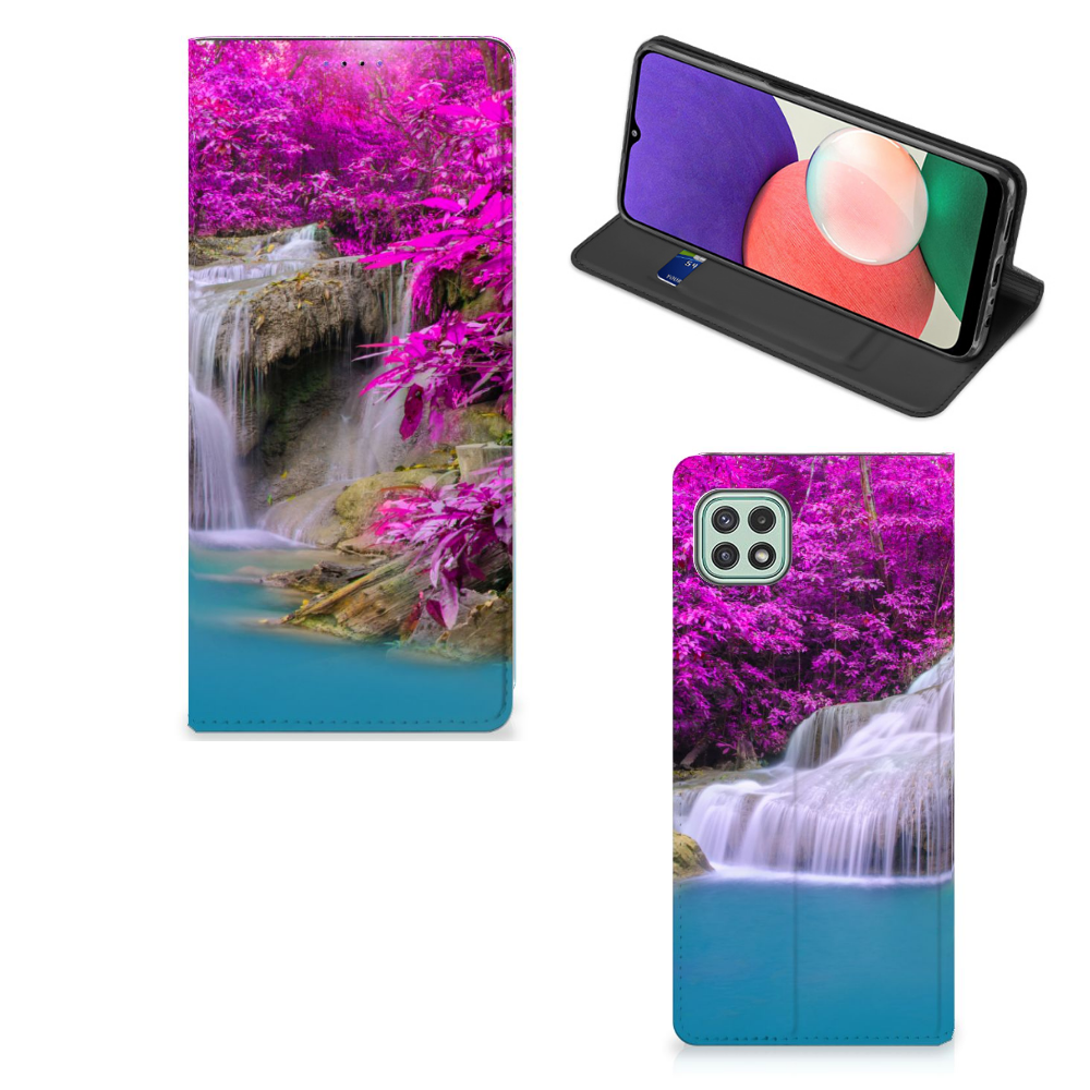 Samsung Galaxy A22 5G Book Cover Waterval - B2C Telecom
