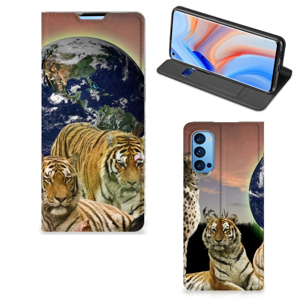 OPPO Reno4 Pro 5G Hoesje maken Roofdieren - B2C Telecom