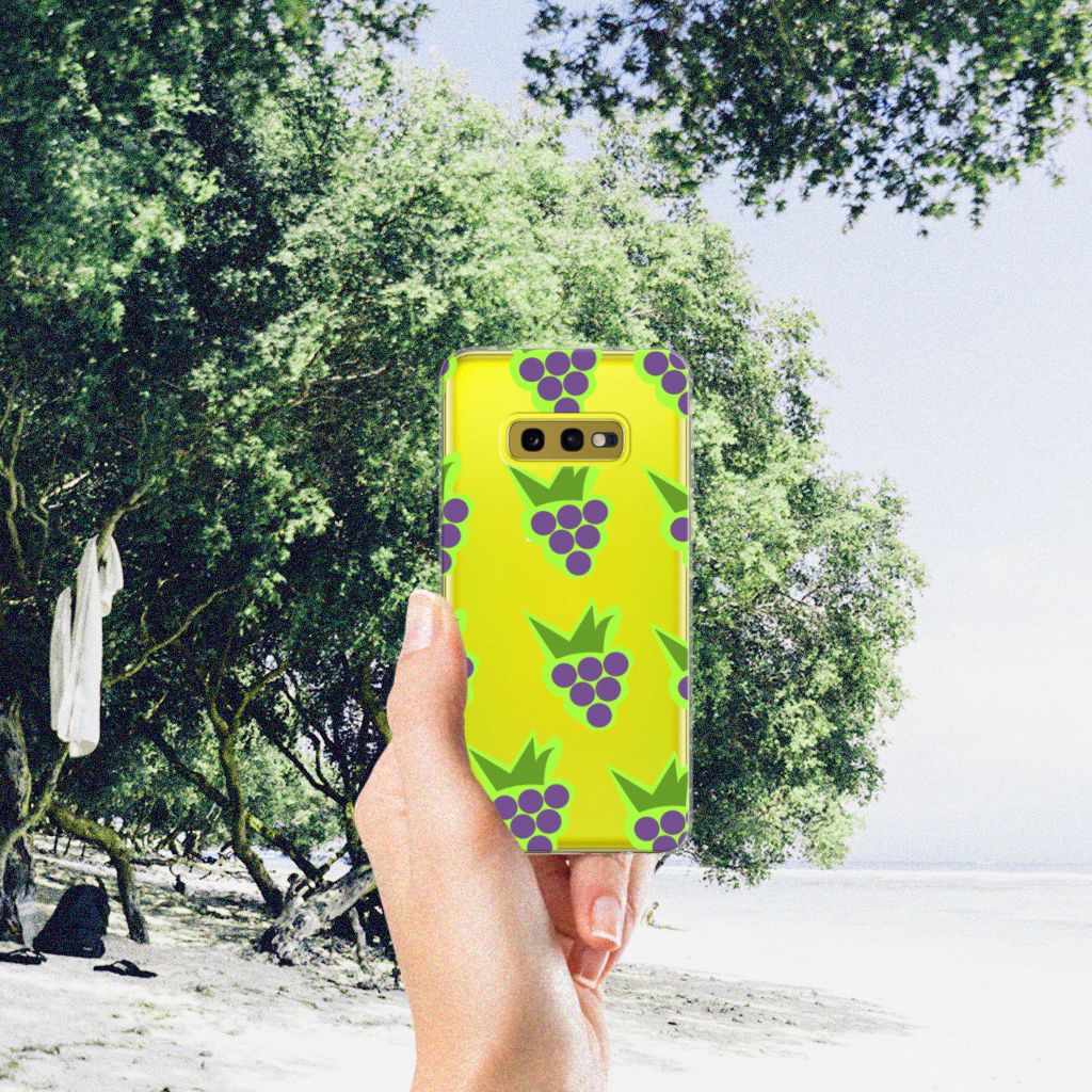 Samsung Galaxy S10e Siliconen Case Druiven