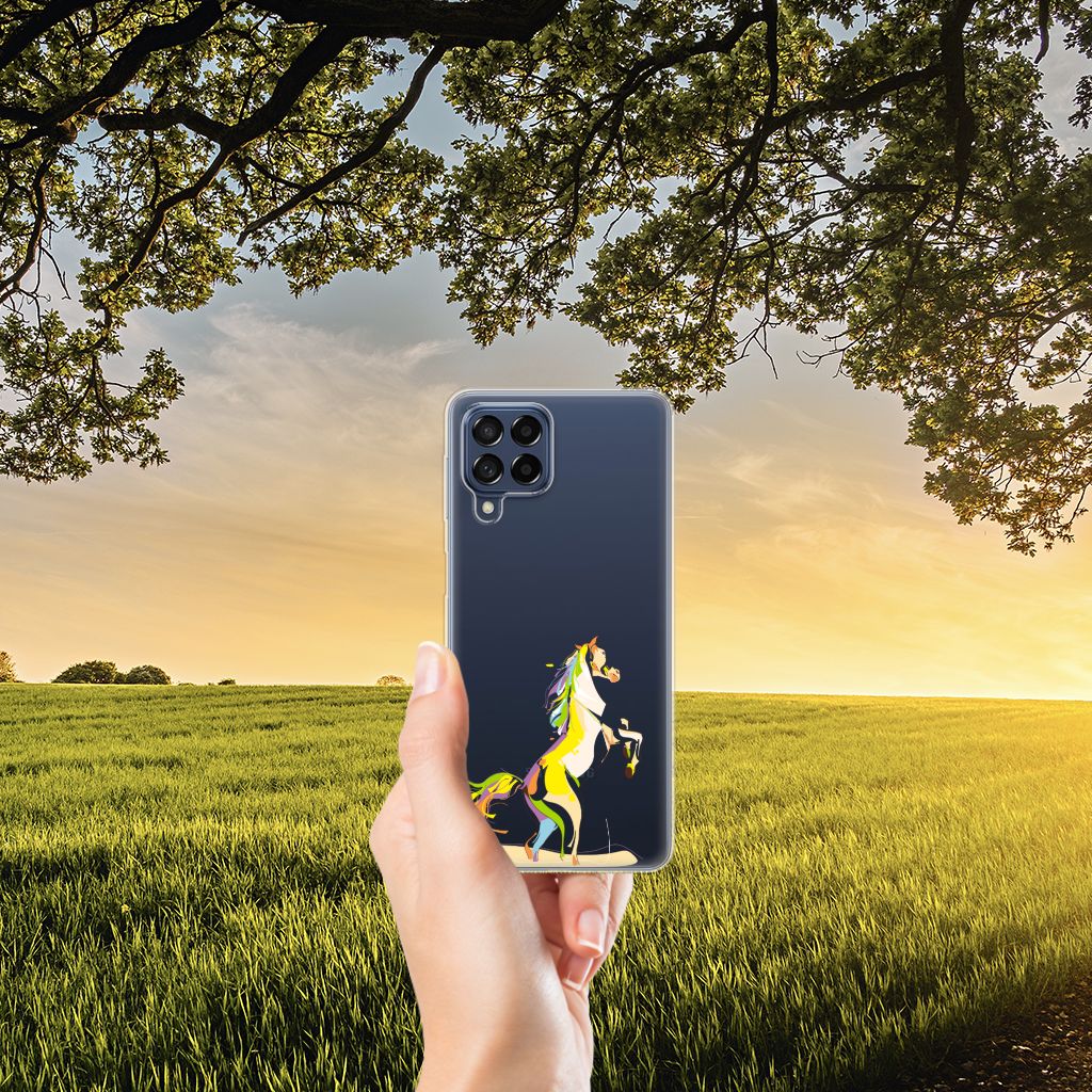Samsung Galaxy M53 Telefoonhoesje met Naam Horse Color B2C Telecom
