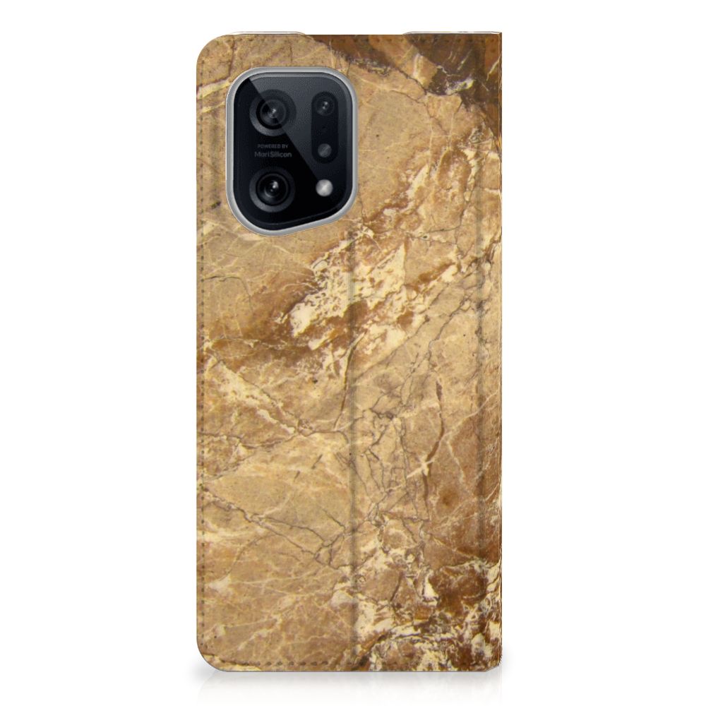 OPPO Find X5 Standcase Marmer Creme - B2C Telecom