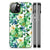 Apple iPhone 13 | iPhone 14 Bloemen Hoesje Orchidee Groen