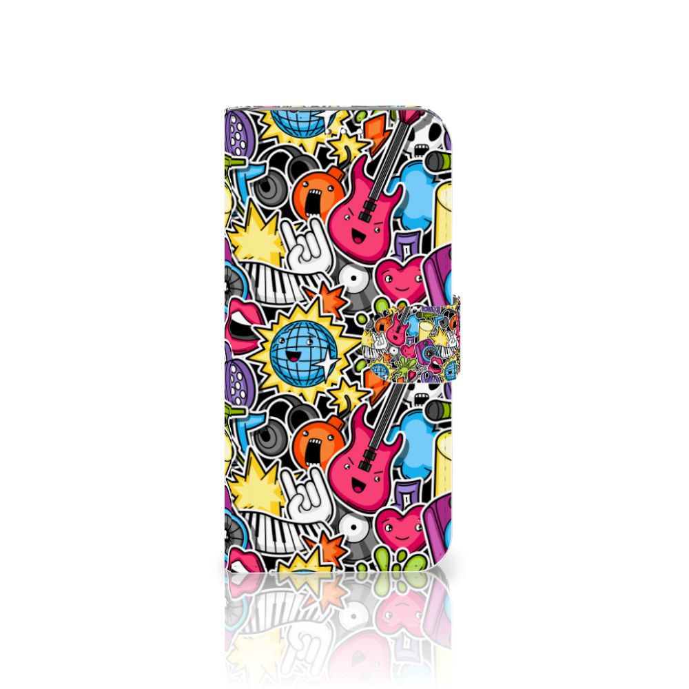 Samsung Galaxy S10 Plus Wallet Case met Pasjes Punk Rock