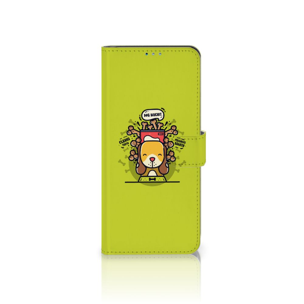 Motorola Moto G9 Plus Leuk Hoesje Doggy Biscuit