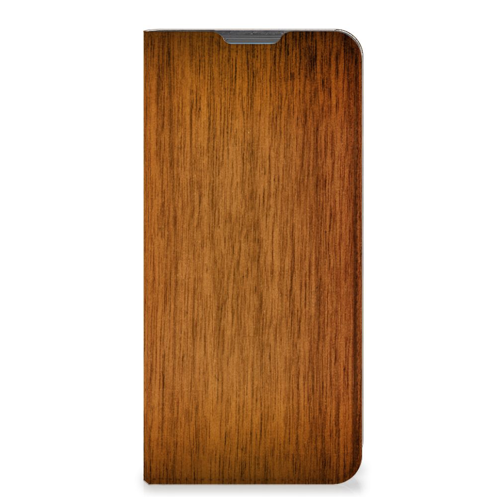 Motorola Moto E32 | Moto E32s Book Wallet Case Donker Hout