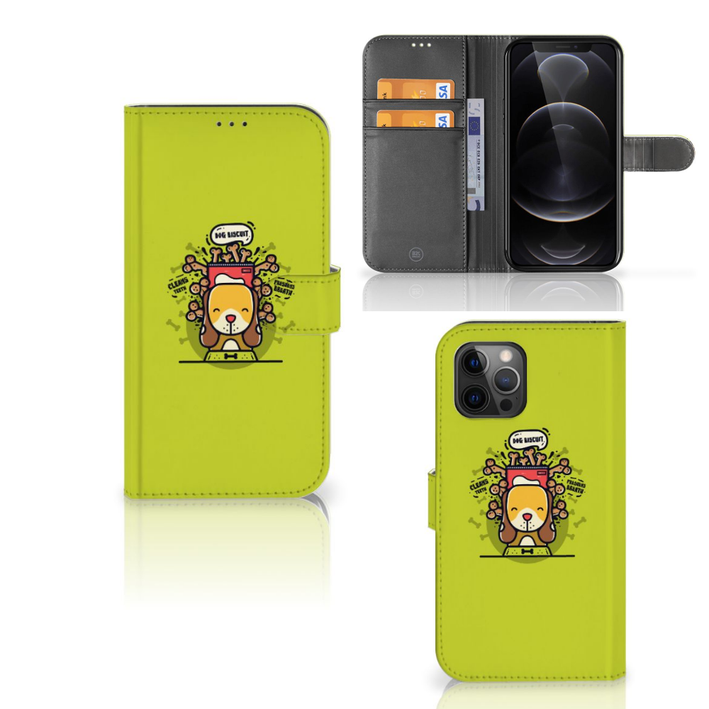 Apple iPhone 12 Pro Max Leuk Hoesje Doggy Biscuit
