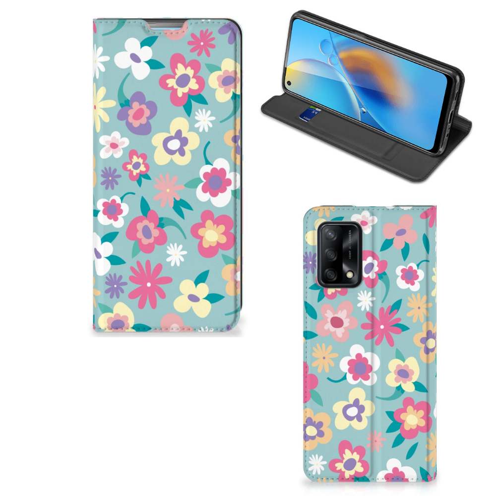 OPPO A74 4G Smart Cover Flower Power - B2C Telecom