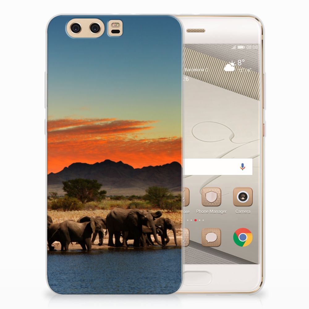 Huawei P10 Plus TPU Hoesje Olifanten