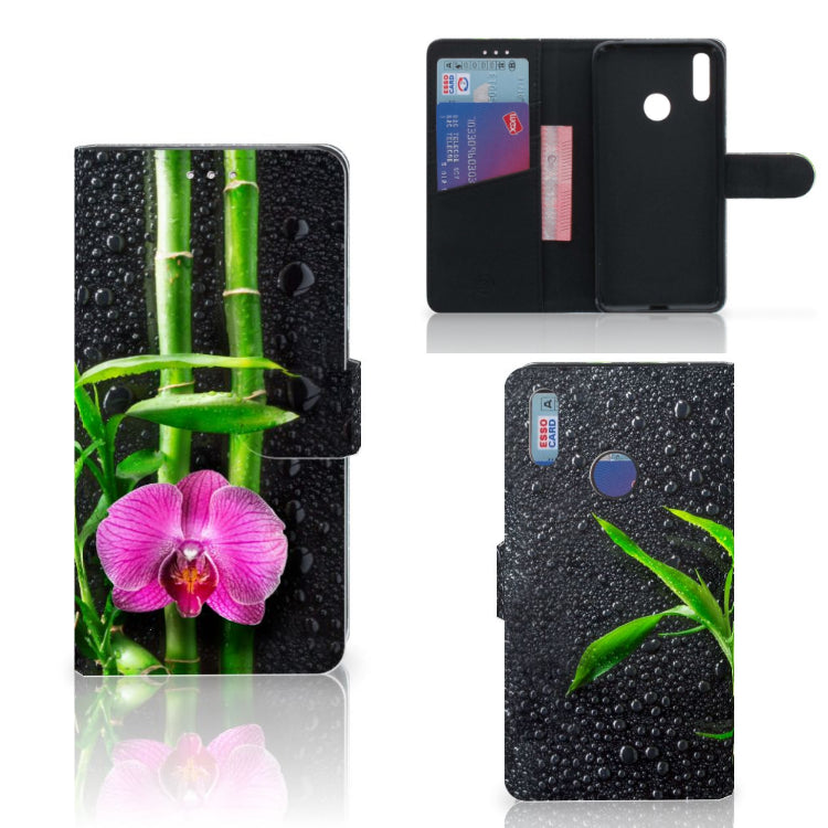 Huawei Y7 (2019) Hoesje Orchidee