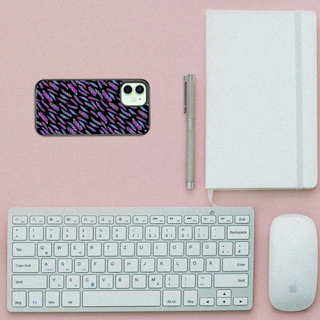 iPhone 12 Mini Bumper Case Feathers Color B2C Telecom