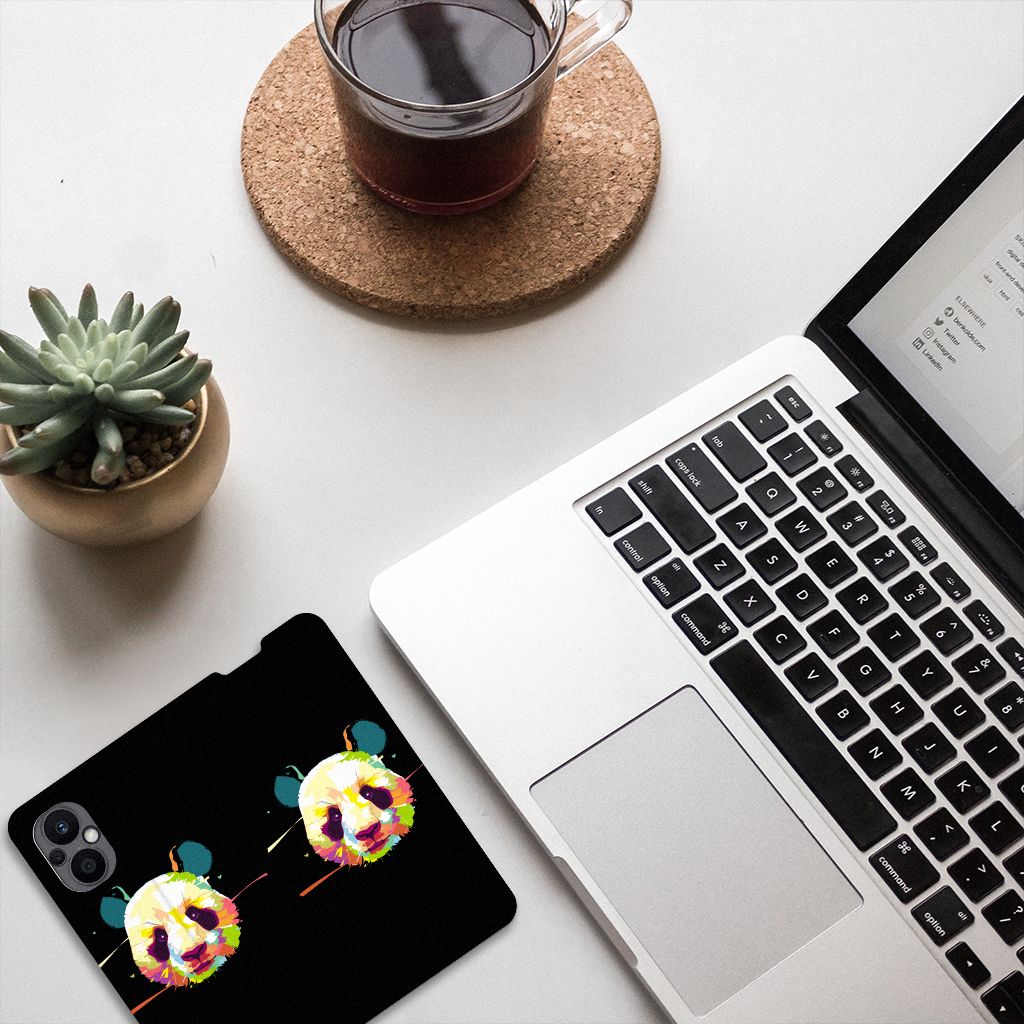 OPPO Reno8 Lite Magnet Case Panda Color - B2C Telecom