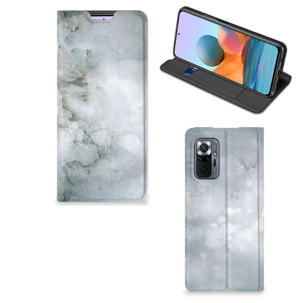 Bookcase Xiaomi Redmi Note 10 Pro Painting Grey - B2C Telecom