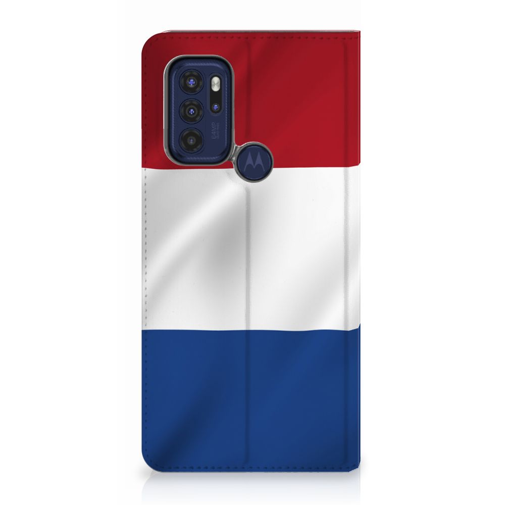 Motorola Moto G60s Standcase Nederlandse Vlag - B2C Telecom