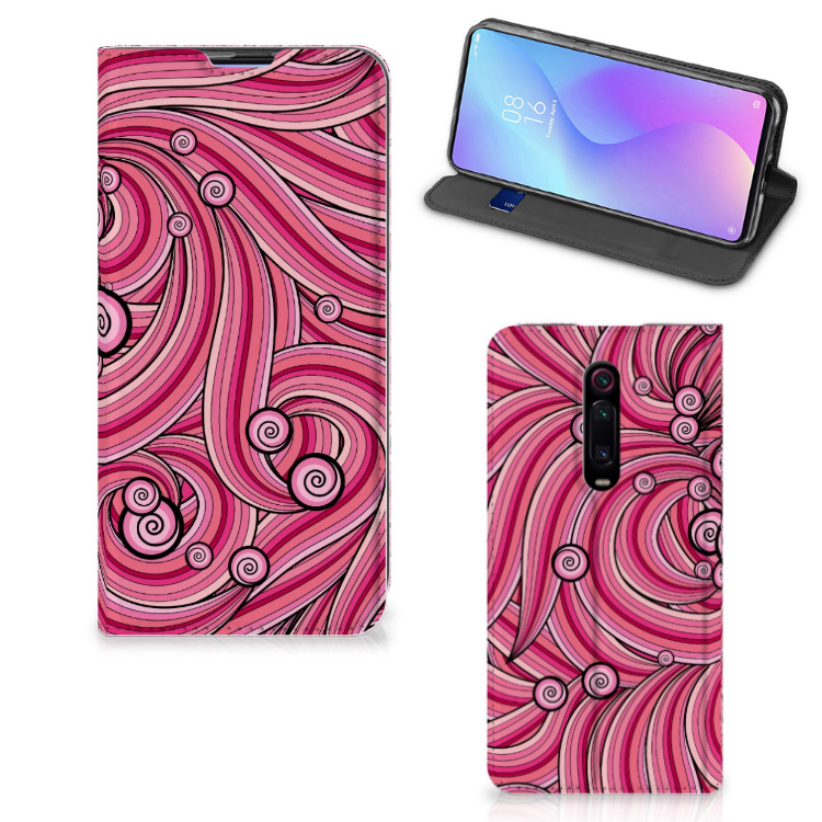 Xiaomi Redmi K20 Pro Bookcase Swirl Pink - B2C Telecom