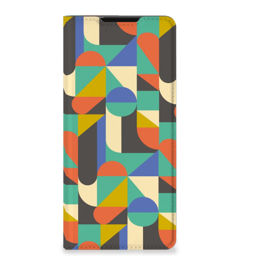 Samsung Galaxy S21 Ultra Hoesje met Magneet Funky Retro - B2C Telecom