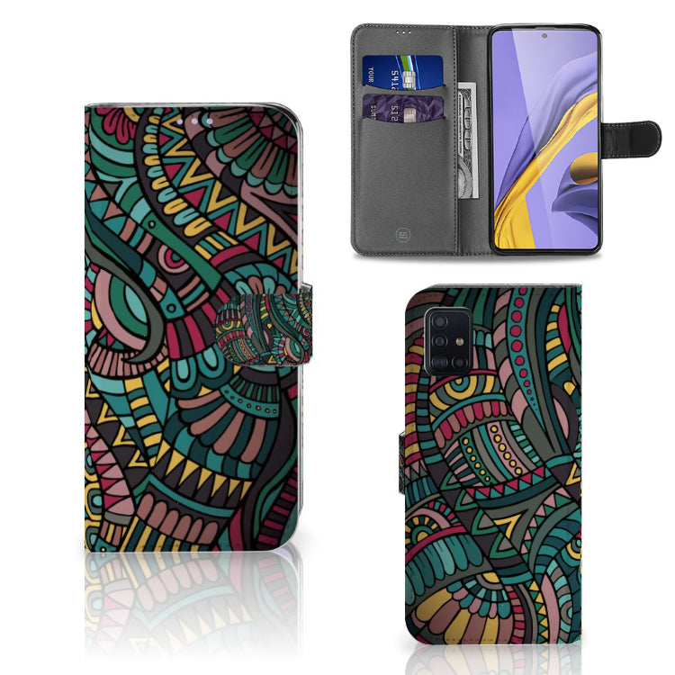 Samsung Galaxy A51 Telefoon Hoesje Aztec